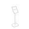 Azar Displays 8.5"W x 11"H Snap-Frame Sign holder W/ Metal Stand 300240-SLV - alternate 2